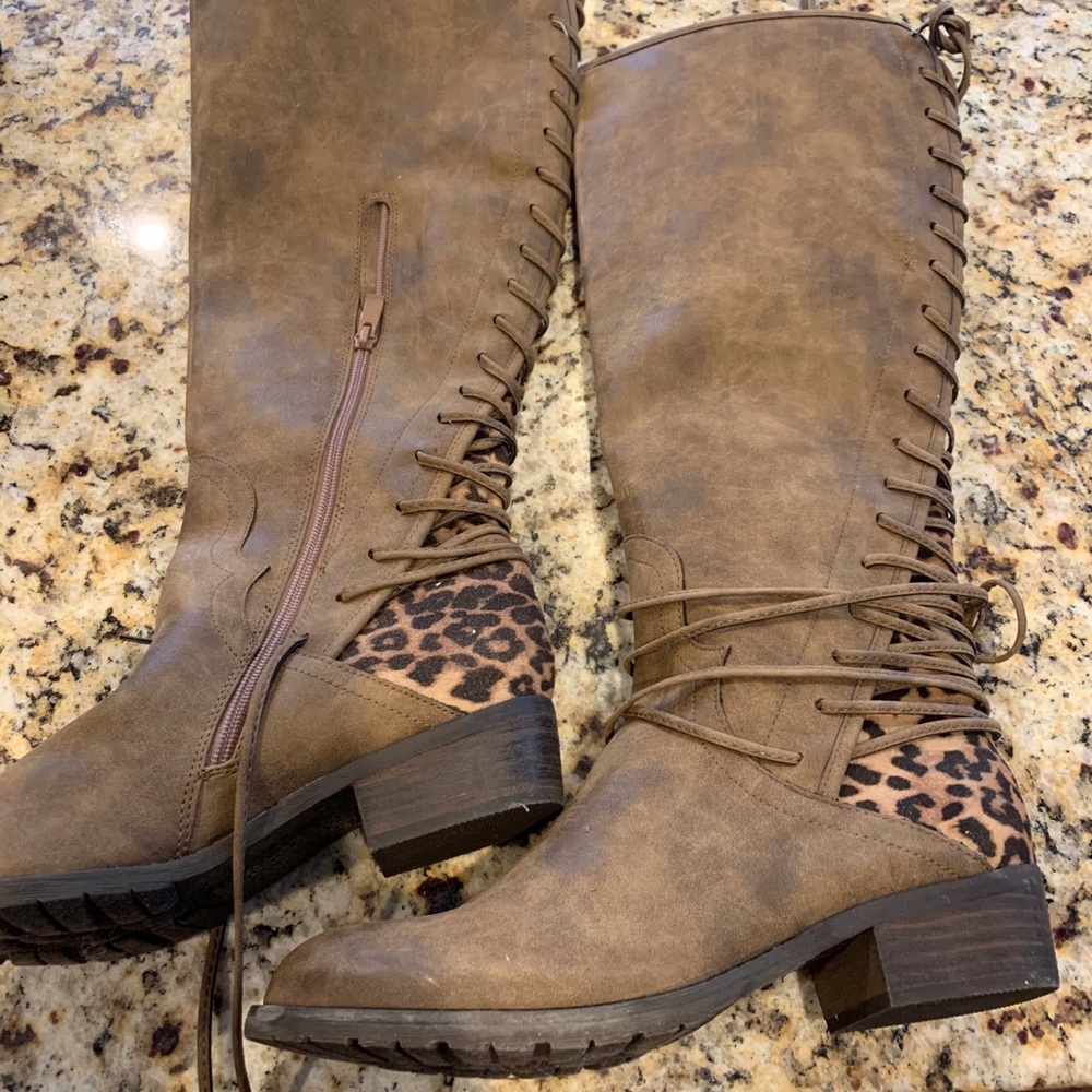 Very Volatile Cheetah Boots